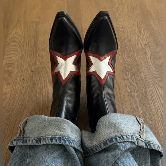 leather star boots ⭐️ - Picture 3 of 14